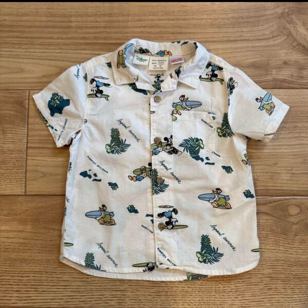 ZARA ベビー ザラベビー ディズニー disney ミッキー アロハシャツ