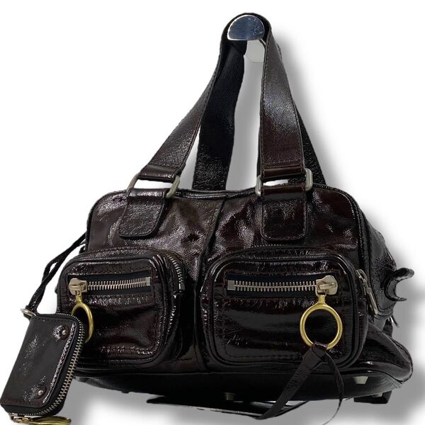 Vintage Chloe Betty Handbag Patent y2k クロエ ベティ ハンドバッグ レザー