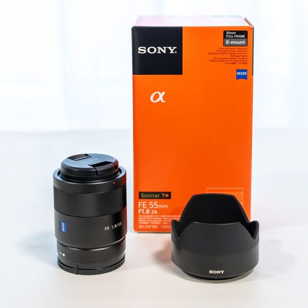 SONY FE 55mm F1.8 ZA フィルター付き