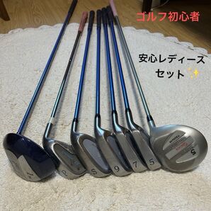 ゴルフクラブセット レディース ドライバー クラブ 初心者 中古 ピンク 可愛い
