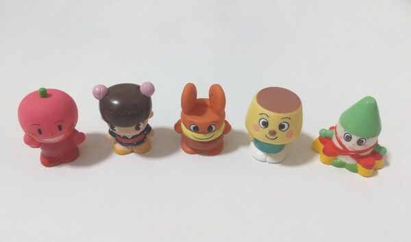 アンパンマン 指人形 ソフビ フィギュア 5体