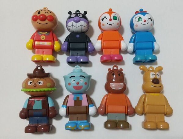 アンパンマン ブロックラボスイング 8体 ブロック人形