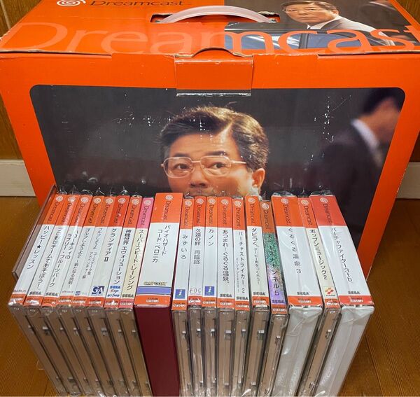 ドリームキャスト本体+ソフトセット6 帯付きです