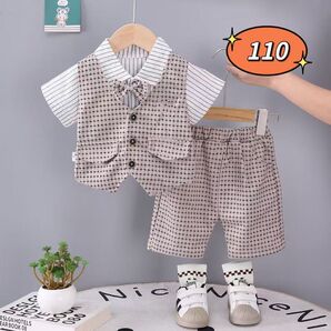 ☆新品☆フォーマル 男の子 セットアップ 入園式 結婚式 スーツ 110cm