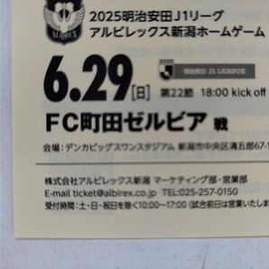 アルビレックス新潟対町田ゼルビア