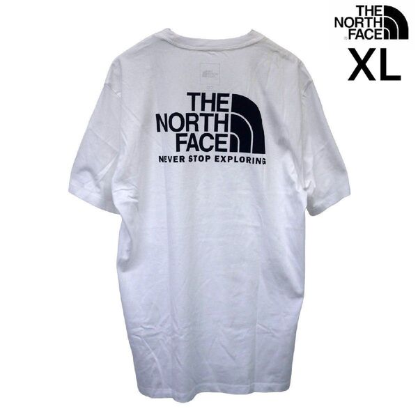 US限定 新品 ノースフェイス XL ハーフドーム 両面 ロゴ 半袖Tシャツ THE NORTH FACE
