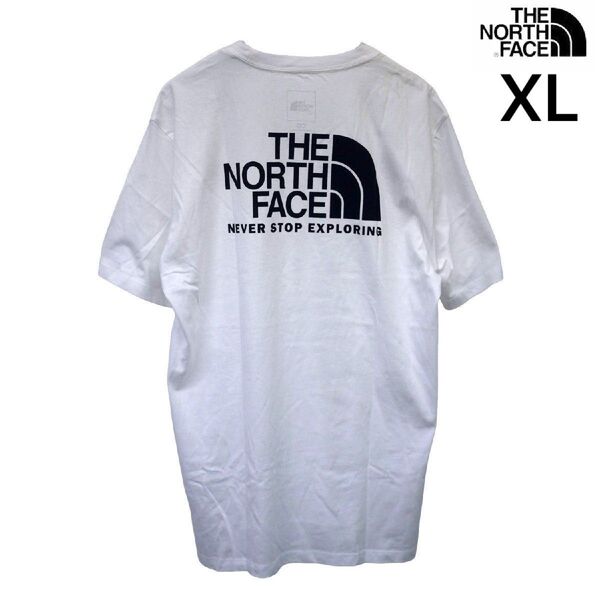 US限定 新品 ノースフェイス XL ハーフドーム 両面 ロゴ 半袖Tシャツ THE NORTH FACE