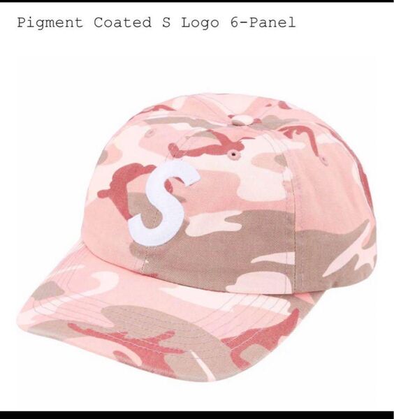 Pigment Coated S Logo 6-Panel Cap キャップ キャップ 帽子