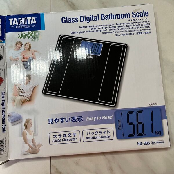 TANITA デジタルヘルスメーター HD-385 レッド 未使用