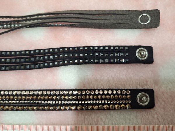 SWAROVSKI スワロフスキー ブレスレット 3個セット ラインストーン
