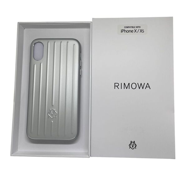 【新品】リモワ RIMOWA iPhoneケース Apple iPhone ケース X/XS用 アルミニウム シルバー