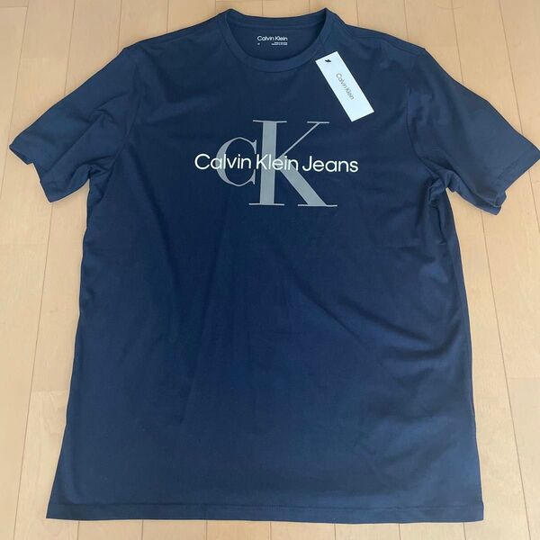 新品 カルバンクライン CKロゴTシャツ M