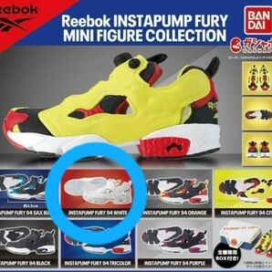 インスタポンプフューリー ガチャ ホワイト リーボック ミニチュア ポンプフューリー カプセルトイ ガチャガチャ