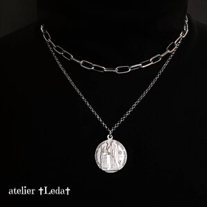 最強の悪魔祓い☆聖ベネディクト 2連ネックレス☆ St. Benedict