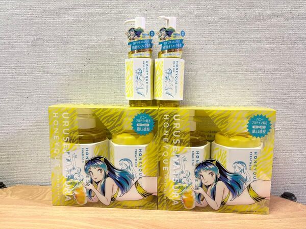 うる星やつら×ハニーク シャンプー、トリートメント、ヘアオイル 2セット