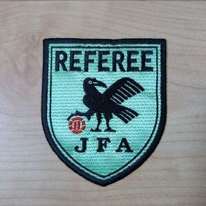 JFAサッカー審判4級ワッペン マジックテープつき