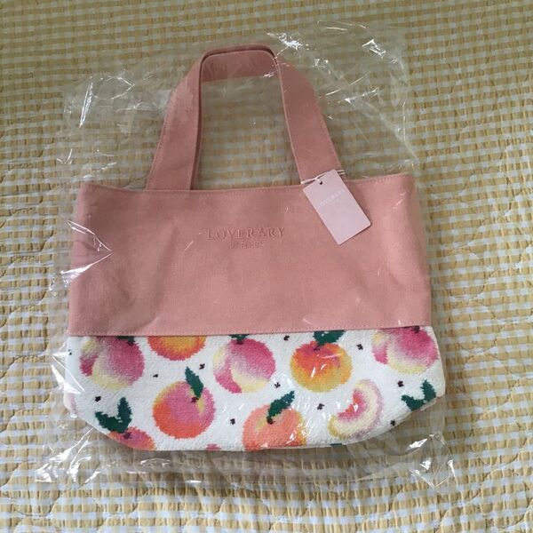 LOVERARY by FEILER ピーチドット トートバッグ 新品 未使用