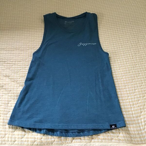 Jazzercise タンクトップ ブルー M