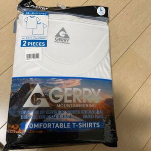 GERRY クルーネックTシャツ ホワイト Lサイズ 2枚セット 未使用
