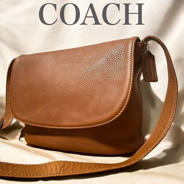 美品 オールドコーチ COACH ソノマコレクション ショルダーバッグ レザー ブラウン 茶 4903 斜め掛け クロスボディ