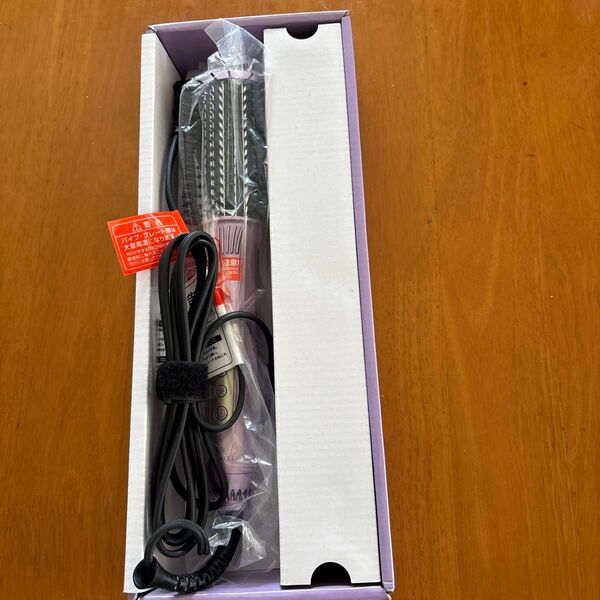 クレイツイオンホールドブラシアイロンエルディア パープル 未使用