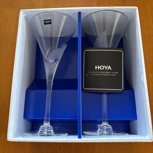 HOYA クリスタルガラス グラス 2個セット