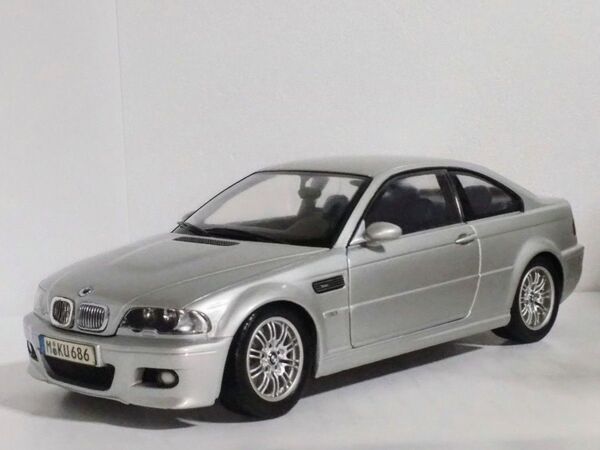 【希少美品激安】BMW 3代目E46型M3 S54B32式エンジン セダンスポーツ◆京商 1/18 ミニカー◆相場価格2万5千円超