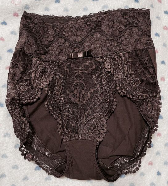 新品タグ付 BRADELIS NEWYORK ヒップメイクレーシーショーツ 補正ショーツ (M) ブラウン