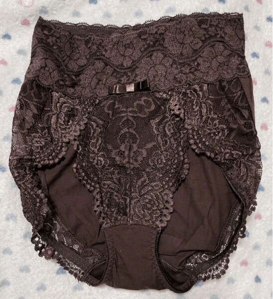 新品タグ付 BRADELIS NEWYORK ヒップメイクレーシーショーツ 補正ショーツ (M) ブラウン