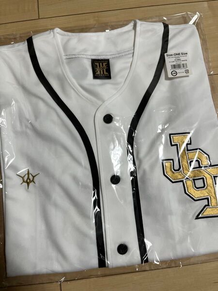 三代目JSB FC限定 KINGDOM ベースボールシャツ WHITE