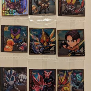 仮面ライダー ウエハースシール 9枚セット