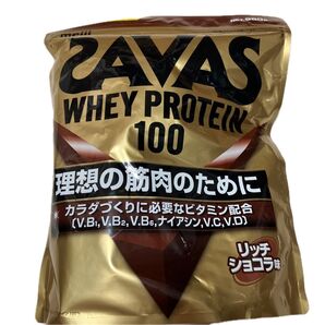 SAVASホエイプロテイン100 リッチショコラ味980g