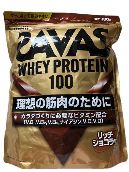 SAVAS ザバスホエイプロテイン100 リッチショコラ 味980g