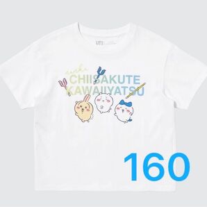 ユニクロ ちいかわ x ナガノのくま UT ホワイト 160