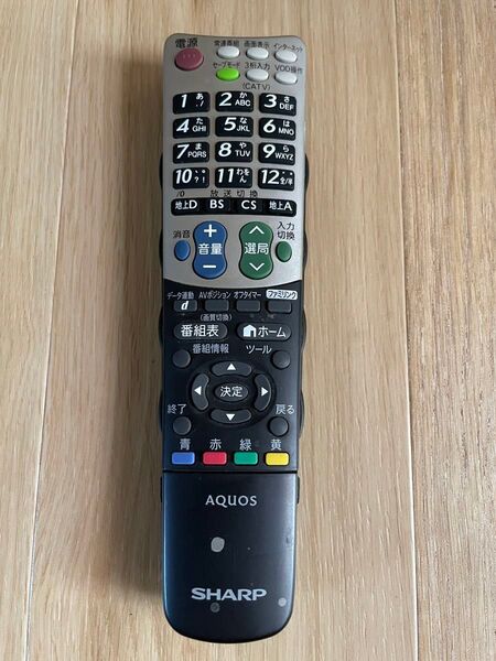 SHARP シャープ テレビリモコン GA835WJSA
