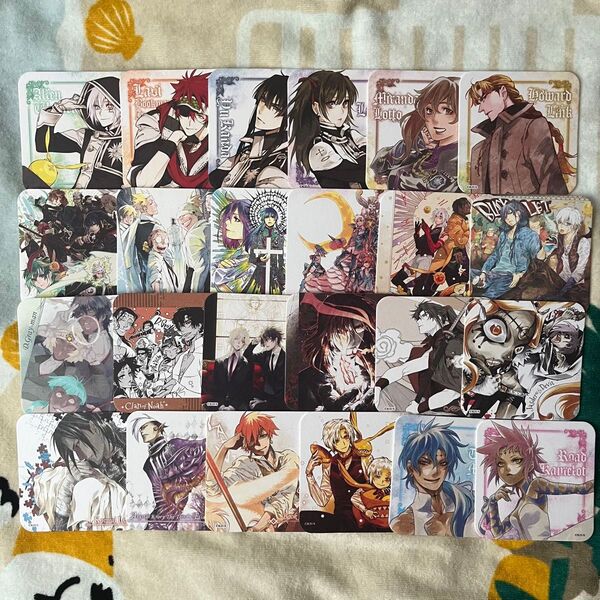 ⑧ D.Gray-man Dグレ アートコースター 全種セット 24枚