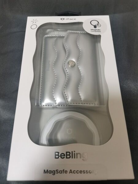 iFace BeBling MagSynq カードウォレット シルバー