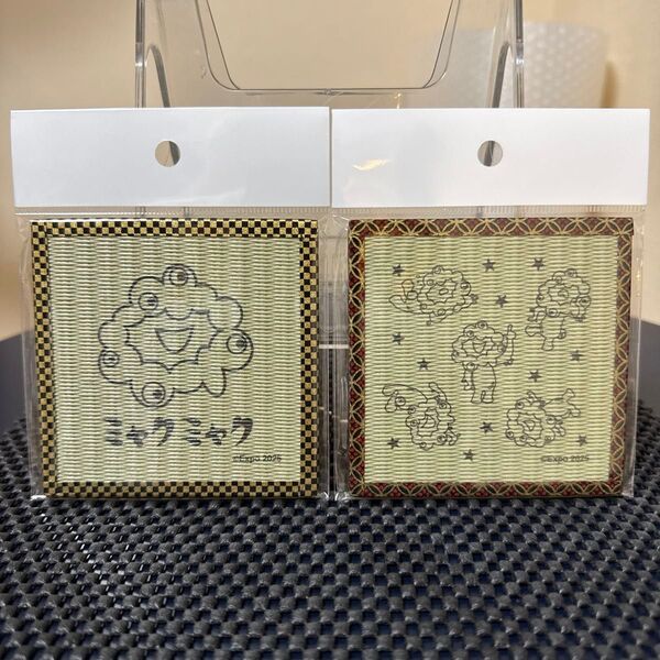 新品・未開封 ミャクミャク 畳コースター 関西万博 EXPO2025