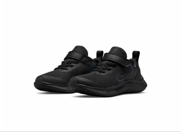 ナイキ スター ランナー 3 キッズ シューズ NIKE Kids スニーカー HO23 da2777-001 ジュニア 靴 黒