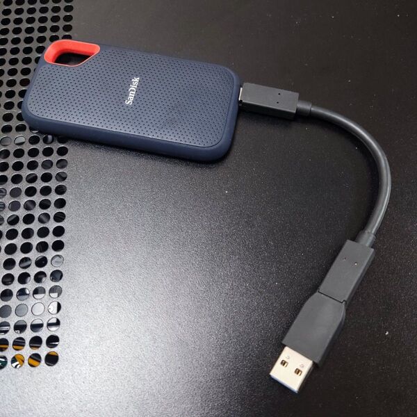 新品 2TB sandisk extreme portable SSD USB3.2 ポータブルSSD 防滴 耐振 耐衝撃