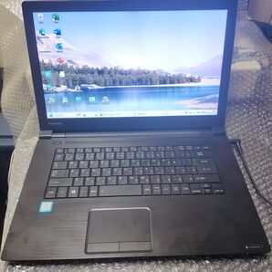 i7第8世代/SSD256nvme/15インチ/無線LAN DVDドライブ bt/東芝