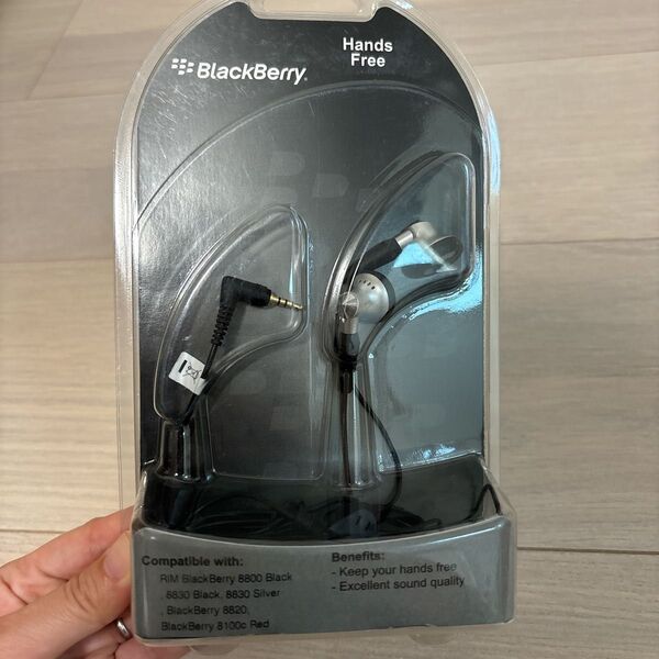 BlackBerry 2.5mm ステレオヘッドセット イヤフォン イヤホン