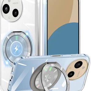 AQUOS Sense9 ケース SH-53E SHG14 ケース クリア リング