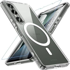 Xperia 1 VII ケース 【ガラスフィルム付き・MagSafe対応】 OWKEY エクスペ