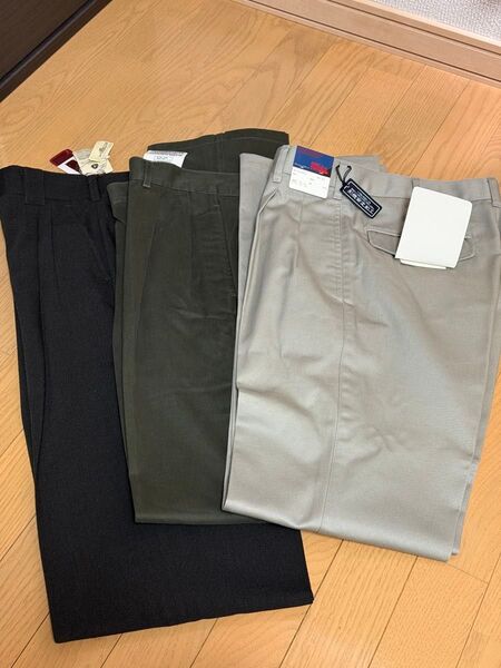 メンズ スラックス 3本セット ウェスト76cm 紳士