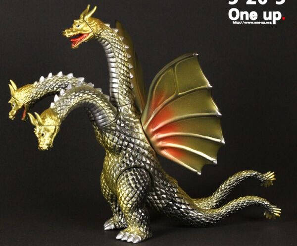 ワンフェス2025 冬 One up キングギドラ ソフビ フィギュア ワンダーフェスティバル 2025冬 ワンアップ ゴジラ