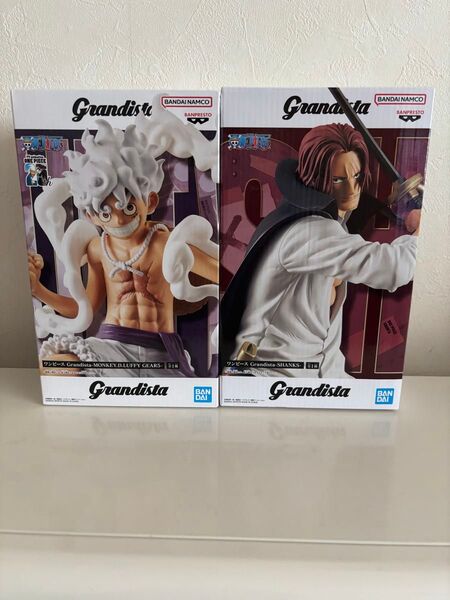 ワンピース Grandista ルフィ シャンクス フィギュア 2体セット