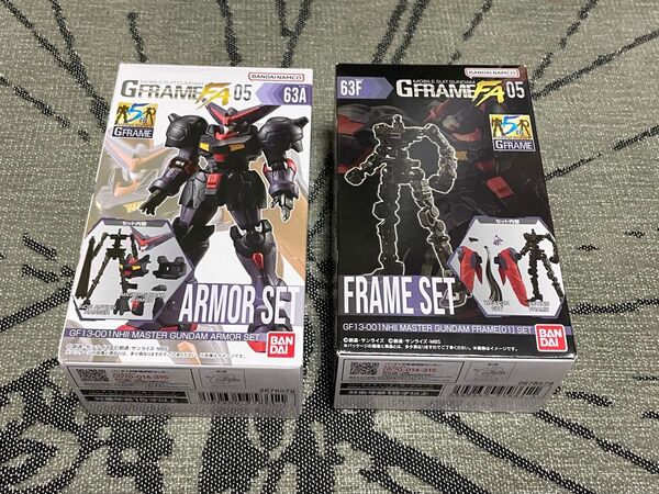 Gframe FA 05 マスターガンダム フレームセット アーマーセット 新品未開封品 GフレームFA 機動戦士ガンダム