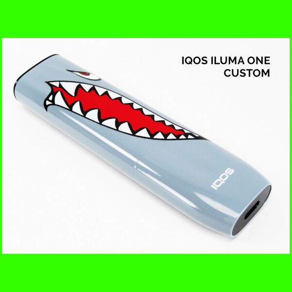 1点物 限定 IQOS ILUMA ONE アイコス イルマ ワン 本体 シャーク ノーズ カスタム ペイント 塗装 電子たばこ