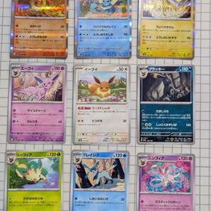 【同梱割引あり】ポケモンカード ブイズ ノーマル 9枚セット テラスタルフェスex
